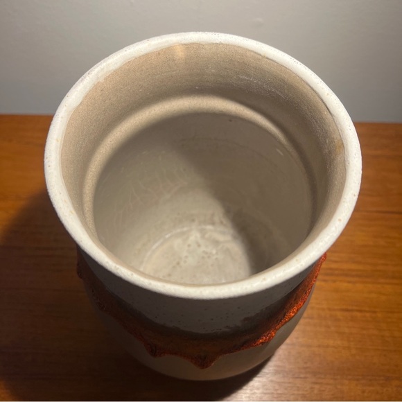 Vintage 1970s Laurentian Lava Drip Glaze Canister Large Jar Brutalist Pottery - Picture 6 of 15